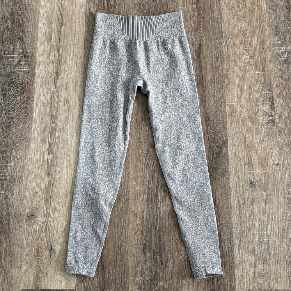 NWT Gymshark Marl Seamless Legging Light Grey Marl - Size: XS